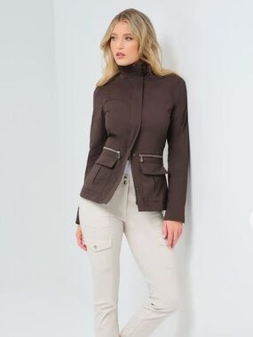 Anatomie - Kenya Safari Jacket in Espresso, size small - excellent condition!